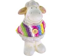 Mouton en céramique dans un pull 13 cm