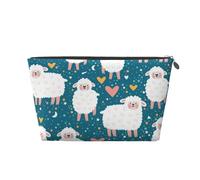 Mouton Mignon, Trousse de Toilette Trousse de Maquillage Sac à cosmétiques Trousse de Toilette de Voyage Portable