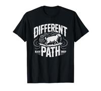 Mouton Noir Different De La Famille Rebelle Marginal T-Shirt