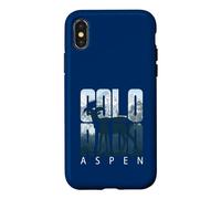 Moutons d'Amérique et Montagnes Neige Colorado Aspen Voyage Coque pour iPhone X/XS