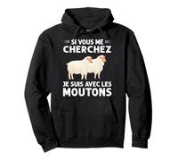 Moutons Humour Original Drôle Pour Agriculteur Agricultrice Sweat à Capuche