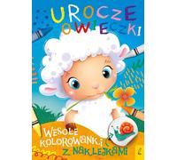 Moutons mignons. Un livre de coloriage joyeux avec des autocollants
