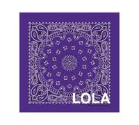 MOUTTY Authentique Bandana personnalisé - 34 Coloris Au Choix Made In USA (Violet)