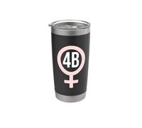 Mouvement 4B féministe coréen Gobelet isotherme en acier inoxydable double paroi
