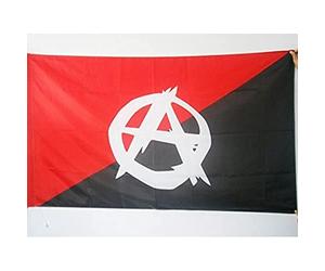 Mouvement Anarcho-Syndicaliste Symbole Anarchiste - Anarcho-Syndicaliste 90X150Cm Extérieur Drapeaux Drôle Pelouse Drapeaux Drapeaux De Pirate Décoration Pour Porche Maison Balcon