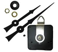 Mouvement D’horloge Domestique Silencieux 16 Pouces pour Horloge Murale | Kit de Remplacement Prêt à Poser, Plastique et Métal Noir, pour Réparation Maison et Présentoir Magasin