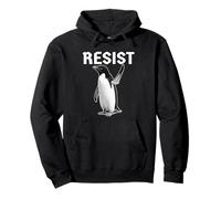 Mouvement de protestation amusant contre les pingouins en Amérique Sweat à Capuche