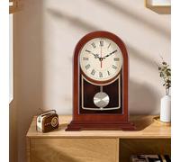 Mouvement d'horloge à pendule avec mécanisme de secondes sautantes pour horloges murales - Kit d'aiguilles d'horloge en métal, 2 mécanismes de pendule, 6 ensembles de mains, rondelles en laiton et