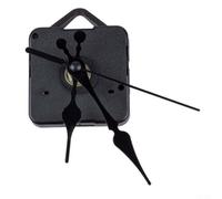 Mouvement d'horloge à quartz avec aiguilles longues, kit de réparation d'horloge pour la maison et le jardin, mécanisme silencieux de rechange avec entretoise et écrou, horloge alimentée par piles