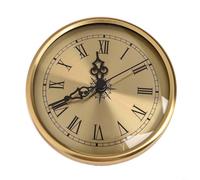 Mouvement d'horloge à quartz de 108 mm de diamètre avec chiffres arabes, ton doré, fonctionnement silencieux pour les projets d'horloge de remplacement et de bricolage