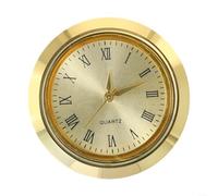 Mouvement d'horloge à quartz de 36 mm et 65 mm de rechange avec chiffres arabes sur cadran blanc, lentille transparente, mécanisme de chronométrage précis pour réparation ou horloge à quartz