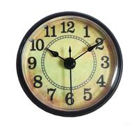 Mouvement d'horloge à quartz pour projets d'horloge à faire soi-même, taille 70 mm, chiffres arabes ou romains, pièce de rechange facile à installer pour décoration d'intérieur et réparation (B)