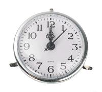 Mouvement d'horloge à quartz précis de 80 mm pour horloges à faire soi-même, parfait pour réparer ou mettre à niveau de vieilles horloges (argenté)