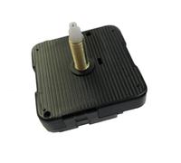 Mouvement D'horloge à Quartz Silencieux, Mécanisme Long Filetage Noir | Pièce de Rechange Facile à Installer, Précision du Temps, Style Simple Élégant, pour Cadres Variés