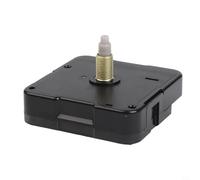 Mouvement d'horloge à quartz silencieux pour projets d'horloge DIY - 56 x 56 x 16 mm, tige de 20 mm et filetage de 11 mm, matériau ABS, moteur de rechange alimenté par piles