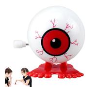 Mouvement d'horlogerie en forme de globe oculaire : saut de 5 cm, nouveauté de marche, décoration drôle d'horreur | Petit jouet de bureau pour garçons et filles Halloween