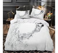 Mouvement du Ballon de Football 3D Imprimé Housse de Couette Microfibre inaltérable Style d'art numérique Drap de Couette 2 taies Anti-Decoloration Filles Enfants Single（140x200cm）