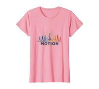 Mouvement : évolution du Mouvement Humain Fitness Art T-Shirt, Femme, Rose, M