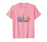 Mouvement : évolution du Mouvement Humain Fitness Art T-Shirt, Homme, Rose, XXL