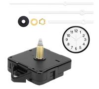 Mouvement Mécanisme Horloges, 24MM Mecanisme Horloge Murale, Kit de Remplacement pour Horloges, pour Projets de Bricolage Réparation d'Horloges Anciennes Décoration de Maison Bureau École (Blanc)