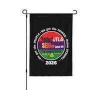 Mouvement ouvrier des femmes Utla Seiu Aala Nous avons le peuple Drapeaux 12x18 pouces Bannière double face Panneau de jardin Non