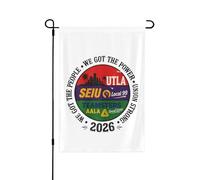 Mouvement ouvrier des femmes Utla Seiu Aala Nous avons le peuple Drapeaux 12x18 pouces Bannière double face Panneau de jardin Non