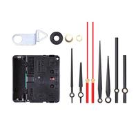 Mouvement radio-piloté DCF avec aiguilles - Horloge murale silencieuse - Noir - Remplacement DIY - Quartz - Électrique - Pièces de