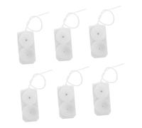 Mouvement Vibratoire Miniature pour Jouet DIY, Lot de 6 Pièces | Accessoire de Bricolage en Plastique et Polyester, Corde à Tirer, Blanc, Léger et Réutilisable