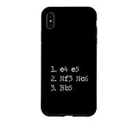 Mouvements d'échecs e4 e5 Nf3 Nc6 Bb5 Coque pour iPhone XS Max