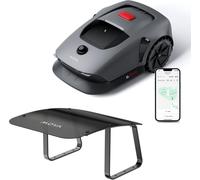 MOVA 1000+Tondeuse-Garage Combo, UltraView Tondeuse-robot installation sans fil, 1000㎡ cartographie précise,Évitement intelligent des obstacles, contrôle par application