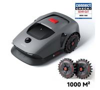 MOVA 1000 UltraView Robot de tonte installation sans fil & cartographie précise jusqu'à 1 000 m², évitement intelligent des obstacles, contrôle par application