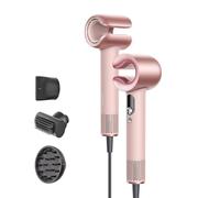 MOVA Aero C sèche-cheveux haute vitesse avec cyclone DualForce C-Shape, chambre GlossFlow C, séchage doux à large flux, Dual NTC, plasma 360°, 3 embouts coiffage, commandes tactiles, veille auto