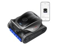 MOVA Diver A10, 22 700 L/h d'asp., 240 Min d'autonom., Nettoyage Bords et Planification trajectoire optimisés par IA, Double brossage de Ligne d'eau, Panier filtrant 3,5 L, Programmation hebdomadaire