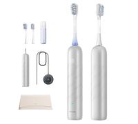 Brosse à dents électrique MOVA Fresh Pro - 3D Clean avec application, Argent Argent G
