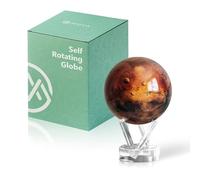 MOVA Globe auto-rotatif, Mars Classic (4.5") | globe rotatif solaire, sans piles ni câbles, cadeau pour passionnés d'astronomie, display cinétique premium, déco espace
