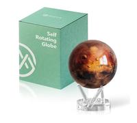 MOVA Globe auto-rotatif, Mars Signature (6") | globe rotatif solaire, sans piles ni câbles, cadeau pour passionnés d'astronomie, display cinétique premium, déco espace