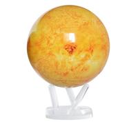MOVA Globe auto-rotatif, Soleil Prestige (8.5") | globe rotatif solaire, sans piles ni câbles, cadeau pour passionnés d'astronomie, display cinétique premium, déco espace