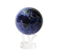 MOVA Globe Série Espace extra-atmosphérique La Terre la nuit avec base, globe rotatif à énergie solaire, cadeau unique et décoration de maison ou de bureau pour hommes, femmes, enfants (6")