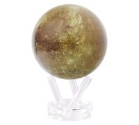 MOVA Globe Série Espace extra-atmosphérique Mercure 4,5" avec base, globe rotatif à énergie solaire, cadeau unique et décoration de maison ou de bureau pour hommes, femmes, enfants