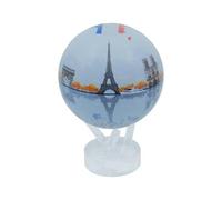 MOVA Globes Série de Ville - Paris: Au bord de la Seine, 4.5" avec base, globe rotatif à énergie solaire, cadeau unique et décoration de maison ou de bureau pour hommes, femmes, enfants
