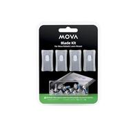 MOVA Kit de Lames pour Robot Tondeuse - 12 Lames + 12 Boulons, Remplacement Rapide