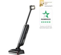Aspirateur eau et poussière Mova M10 nettoyage automatique à 75 °C avec lavage à l'eau chaude - 18k Pa - Noir