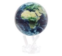 MOVA Planète Terre avec nuages 4.5"" avec Base, planète en mouvement, rotatif à énergie solaire, éducatif et décoratif, cadeau