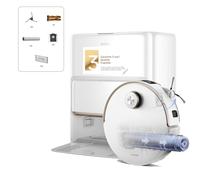 Mova Robot aspirateur Z60 Ultra Roller Complete avec Fonction d'essuyage, Nettoyage HydroForce, Technologie AutoShield, boîtier LiftPro et système StepMaster 2.0, Puissance d'aspiration 28 000 Pa