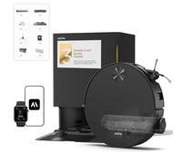 Mova S70 Roller Robot aspirateur Laveur, Lavage Eau Douce, 28 000 Pa, DToF+Laser linéaire évitement Obstacles, 90mm Fin, serpillère Extensible, Auto-Nettoyage Eau Chaude 80°C, séchage 75°C