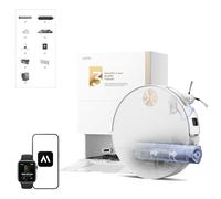 MOVA S70 Ultra Roller Robot aspirateur Laveur 32 000 Pa avec Lavage HydroForce, Navigation CovertSense, Technologie AutoShield, Double Anti-emmêlement, Commande vocale et Station Tout-en-Un