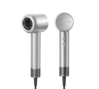 MOVA Shine 10 argent, séchage rapide avec soin hydratant, Moteur 110 000 RPM silencieux, ions plasma, contrôle thermique 1000x/s Compact, maison, salon ou voyage