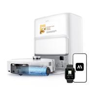 MOVA Z60 Roller SA Robot aspirateur laveur 26000 Pa, nettoyage 80 °C, détection déjections, idéal familles animaux