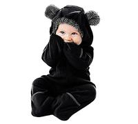 MOVAWAKY BéBé Combinaison avec Capuche,Barboteuse GarçOns Filles ImperméAble Une PièCe SurvêTement Veste Chaud Filles | Manteau Bebe 0-3 Mois | Combinaison Shorts Fille 5 Ans