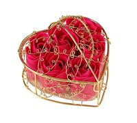 MOVAWAKY Cadeau Femme Rose Eternelle,Rose en Verre avec Bande LED Rouge Rose Eternelle Cadeaux pour Grand Meres Fleur Artificielle | Cadeaux De Vacances pour Maman Femme Copines
